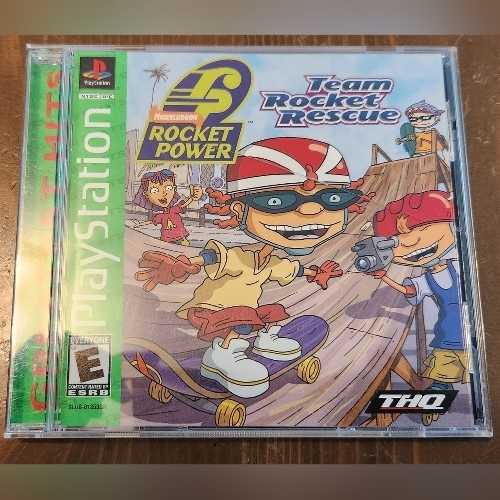 Rocket Power: Team Rocket Rescue (Sony PlayStation 1, 2001) PS1 W/ Manual Tested